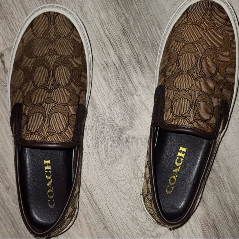 Coach slip ons